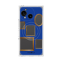 プレミアムスクエアケース with SnapMag［ Photo Frames - Blue ］