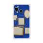 プレミアムスクエアケース with SnapMag［ Photo Frames - Blue ］