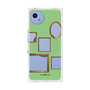 プレミアムスクエアケース with SnapMag［ Photo Frames - Light Green ］