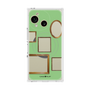 プレミアムスクエアケース with SnapMag［ Photo Frames - Light Green ］