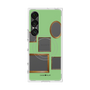 プレミアムスクエアケース with SnapMag［ Photo Frames - Light Green ］