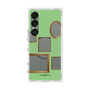 プレミアムスクエアケース with SnapMag［ Photo Frames - Light Green ］
