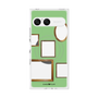 プレミアムスクエアケース with SnapMag［ Photo Frames - Light Green ］