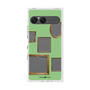 プレミアムスクエアケース with SnapMag［ Photo Frames - Light Green ］