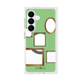 プレミアムスクエアケース with SnapMag［ Photo Frames - Light Green ］