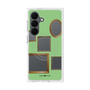 プレミアムスクエアケース with SnapMag［ Photo Frames - Light Green ］