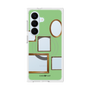 プレミアムスクエアケース with SnapMag［ Photo Frames - Light Green ］