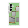 プレミアムスクエアケース with SnapMag［ Photo Frames - Light Green ］