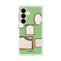 プレミアムスクエアケース with SnapMag［ Photo Frames - Light Green ］