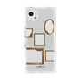プレミアムスクエアケース with SnapMag［ Photo Frames - Light Gray ］