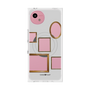 プレミアムスクエアケース with SnapMag［ Photo Frames - Light Gray ］