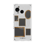プレミアムスクエアケース with SnapMag［ Photo Frames - Light Gray ］
