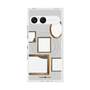 プレミアムスクエアケース with SnapMag［ Photo Frames - Light Gray ］