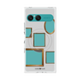 プレミアムスクエアケース with SnapMag［ Photo Frames - Light Gray ］