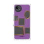 プレミアムスクエアケース with SnapMag［ Photo Frames - Purple ］