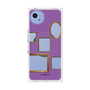 プレミアムスクエアケース with SnapMag［ Photo Frames - Purple ］