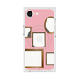 プレミアムスクエアケース with SnapMag［ Photo Frames - Pink ］