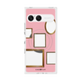 プレミアムスクエアケース with SnapMag［ Photo Frames - Pink ］