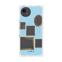 プレミアムスクエアケース with SnapMag［ Photo Frames - Light Blue ］