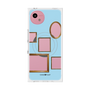 プレミアムスクエアケース with SnapMag［ Photo Frames - Light Blue ］