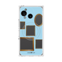 プレミアムスクエアケース with SnapMag［ Photo Frames - Light Blue ］