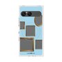 プレミアムスクエアケース with SnapMag［ Photo Frames - Light Blue ］