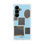 プレミアムスクエアケース with SnapMag［ Photo Frames - Light Blue ］