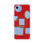 プレミアムスクエアケース with SnapMag［ Photo Frames - Red ］