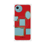 プレミアムスクエアケース with SnapMag［ Photo Frames - Red ］