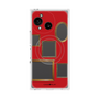 プレミアムスクエアケース with SnapMag［ Photo Frames - Red ］