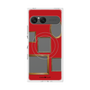 プレミアムスクエアケース with SnapMag［ Photo Frames - Red ］