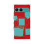 プレミアムスクエアケース with SnapMag［ Photo Frames - Red ］