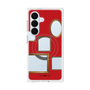 プレミアムスクエアケース with SnapMag［ Photo Frames - Red ］