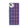 プレミアムスクエアケース with SnapMag［ Tartan Check - Purple ］