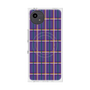 プレミアムスクエアケース with SnapMag［ Tartan Check - Purple ］