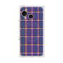 プレミアムスクエアケース with SnapMag［ Tartan Check - Purple ］