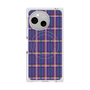プレミアムスクエアケース with SnapMag［ Tartan Check - Purple ］