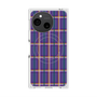 プレミアムスクエアケース with SnapMag［ Tartan Check - Purple ］