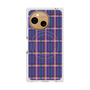 プレミアムスクエアケース with SnapMag［ Tartan Check - Purple ］