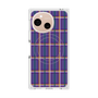 プレミアムスクエアケース with SnapMag［ Tartan Check - Purple ］
