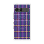 プレミアムスクエアケース with SnapMag［ Tartan Check - Purple ］