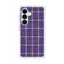 プレミアムスクエアケース with SnapMag［ Tartan Check - Purple ］