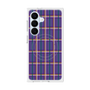 プレミアムスクエアケース with SnapMag［ Tartan Check - Purple ］