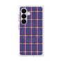 プレミアムスクエアケース with SnapMag［ Tartan Check - Purple ］