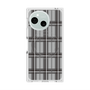 プレミアムスクエアケース with SnapMag［ Tartan Check - Gray ］