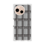 プレミアムスクエアケース with SnapMag［ Tartan Check - Gray ］