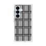 プレミアムスクエアケース with SnapMag［ Tartan Check - Gray ］