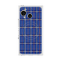 プレミアムスクエアケース with SnapMag［ Tartan Check - Blue ］