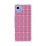 プレミアムスクエアケース with SnapMag［ Tartan Check - Pink ］