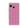 プレミアムスクエアケース with SnapMag［ Tartan Check - Pink ］